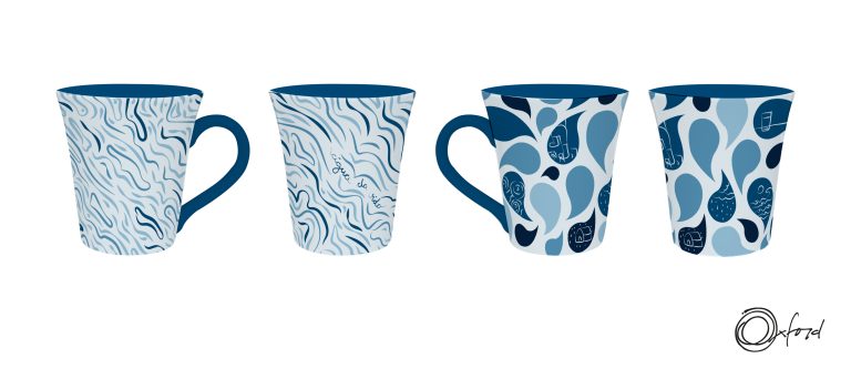 Mockup canecas água