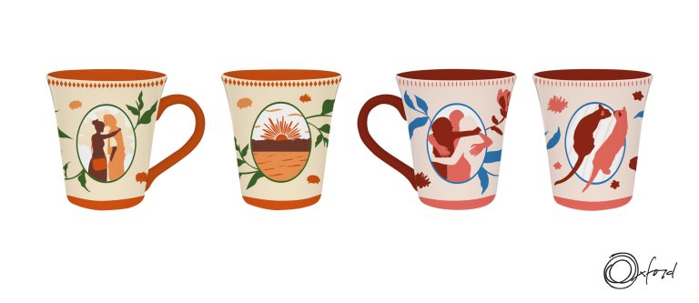 Canecas calor da presença