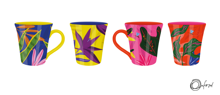 Ilustra canecas