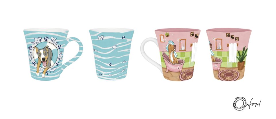 Ilustração canecas