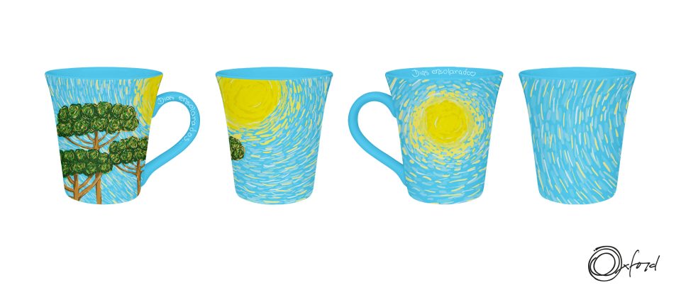 Mockup canecas dias ensolarados