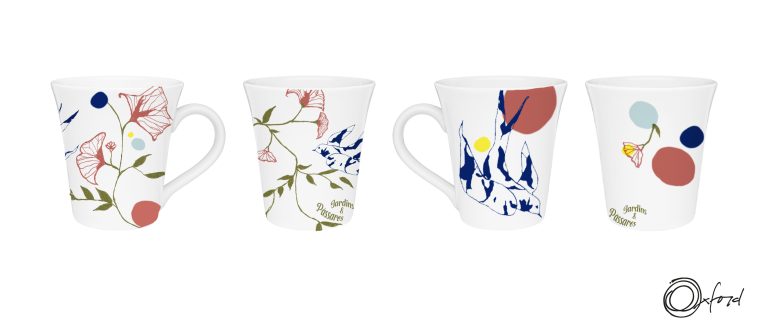 Mockup canecas jardins&passaros