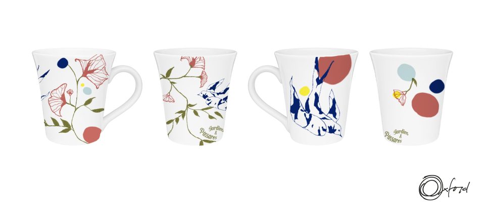 Mockup canecas jardins&passaros